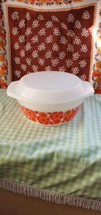 Vintage retro Arcopal LOTUS schaal met deksel, Verzamelen, Ophalen, Huis en Inrichting
