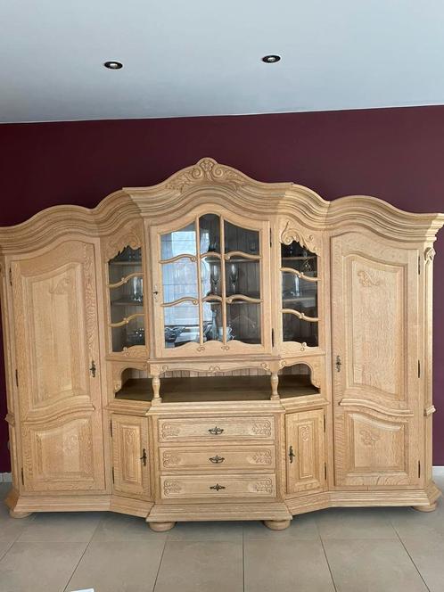 Vol eiken buffetkast zeer goede staat, Huis en Inrichting, Kasten | Buffetkasten, Zo goed als nieuw, 200 cm of meer, 200 cm of meer