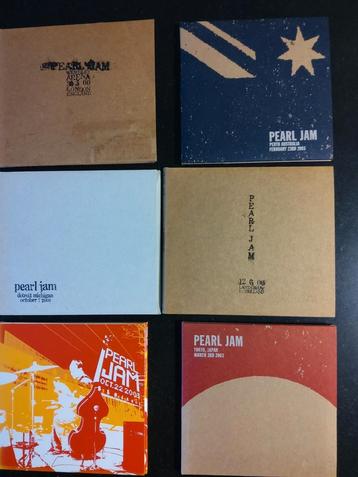 6 dubbel-CD’S  PEARL JAM LIVE ( enkel samen te koop), Enlèvement ou Envoi, Comme neuf