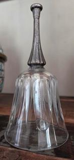 glazen tafelbel met klepel, Antiek en Kunst, Ophalen of Verzenden
