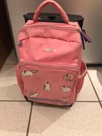 Te koop rugzak met wieltjes, Handtassen en Accessoires, Tassen | Schooltassen, Overige typen, Ophalen of Verzenden, Roze, 30 tot 40 cm