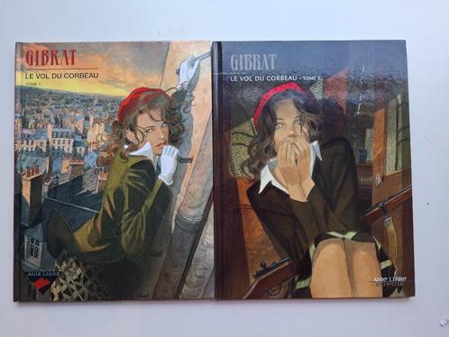 LE VOL DU CORBEAU GIBRAT TOMES 1 ET 2 SERIE COMPLETE EO!, Boeken, Stripverhalen, Zo goed als nieuw, Complete serie of reeks, Ophalen of Verzenden