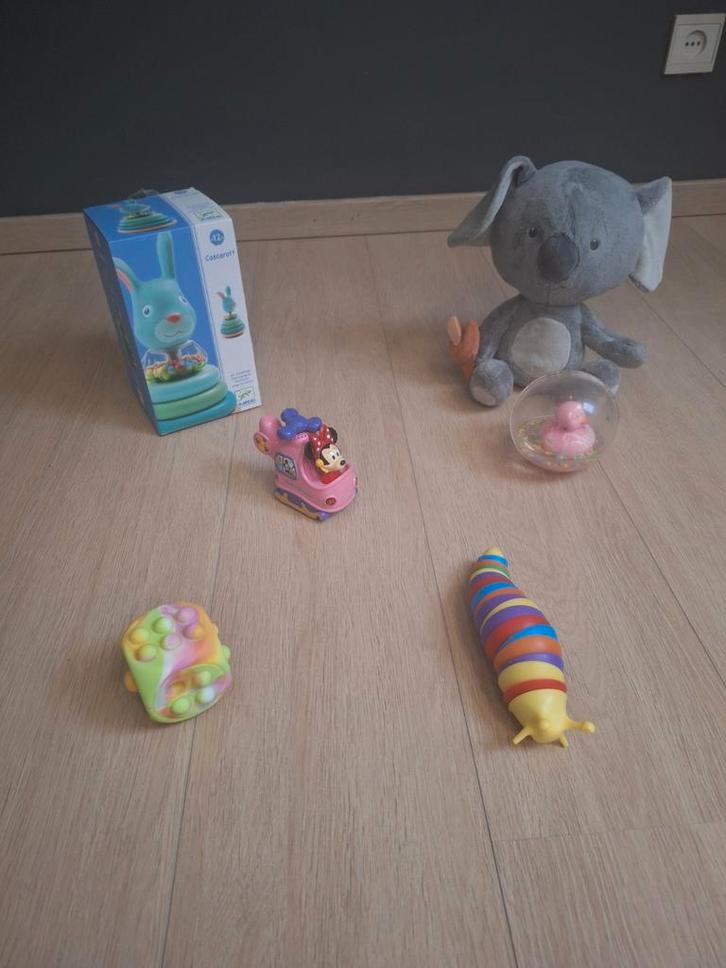 Baby - peuter speelgoed, Kinderen en Baby's, Speelgoed | Babyspeelgoed, Gebruikt, Rammelaar, Ophalen