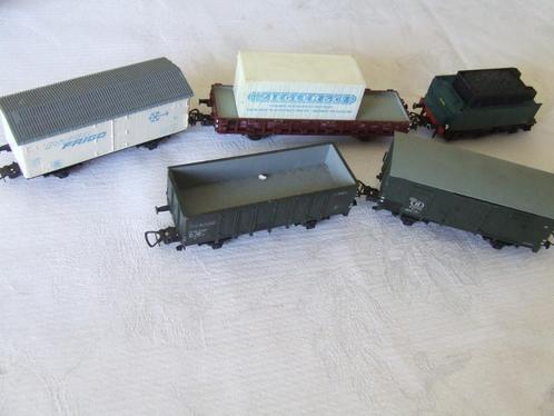 5 wagons "Marklin", Hobby & Loisirs créatifs, Trains miniatures | HO, Comme neuf, Wagon, Märklin, Enlèvement ou Envoi