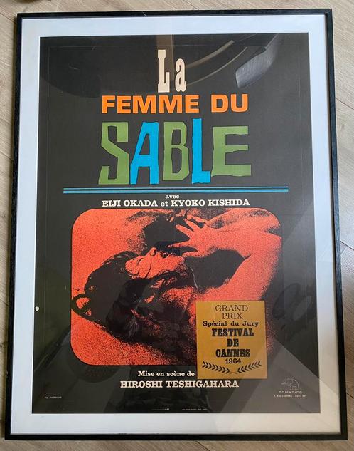 Superbe Affiche originale vintage 1964 La femme du sable, Collections, Posters & Affiches