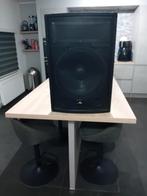 2x monacor pab 15 inch boxen en img stageline versterker, Verzenden, Zo goed als nieuw