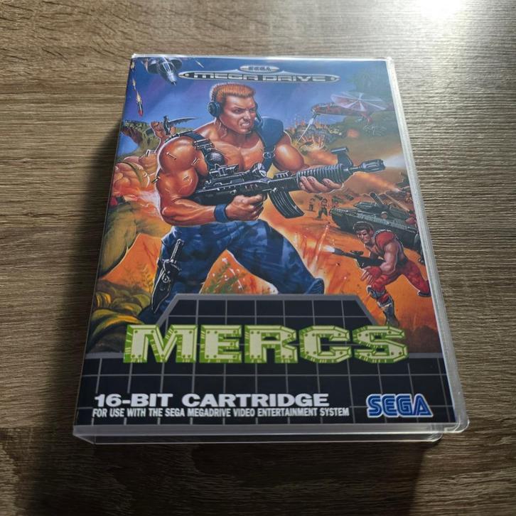 Mercs Sega Mega Drive Game Case, Games en Spelcomputers, Games | Sega, Zo goed als nieuw, Verzenden