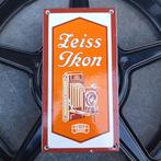 Emaille Schild ZEISS IKON Duits Reclamebord Vintage Jaren 30, Verzamelen, Merken en Reclamevoorwerpen, Verzenden, Gebruikt, Reclamebord