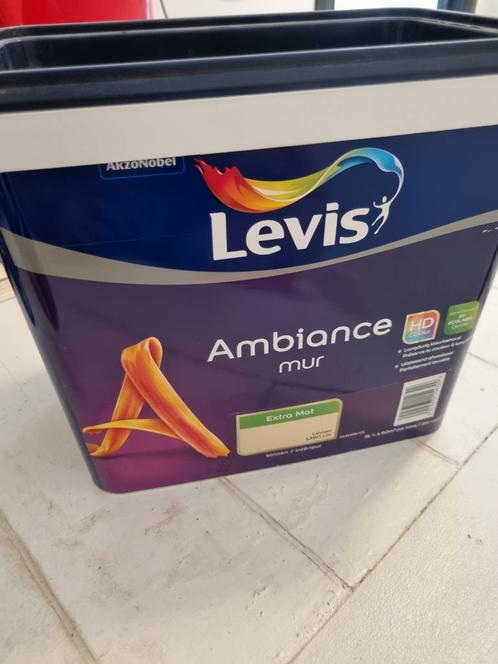 Peinture Levis Ambiance Mur extra mat Lin, Bricolage & Construction, Peinture, Vernis & Laque, Neuf, Peinture, 5 à 10 litres, Beige