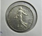Zilveren munt Frankrijk 1 frank 1917, Postzegels en Munten, Munten | Europa | Niet-Euromunten, Frankrijk, Zilver, Ophalen of Verzenden