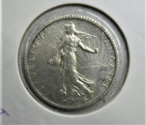 Monnaie argent France 1 franc 1917, Timbres & Monnaies, Monnaies | Europe | Monnaies non-euro, Monnaie en vrac, France, Argent