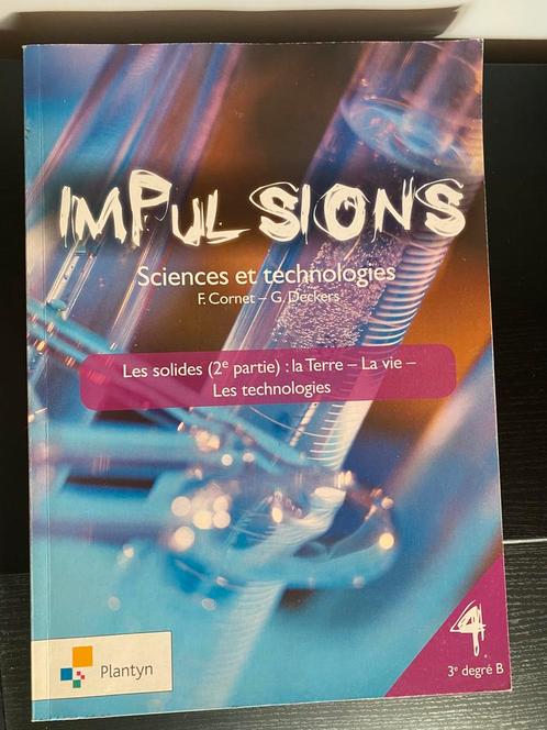 Livre de sciences Impulsions sc et technologies, Boeken, Studieboeken en Cursussen, Zo goed als nieuw, Ophalen of Verzenden