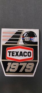 Sticker autocollant formule 1 Texaco James Hunt vintage, Ophalen of Verzenden, Gebruikt