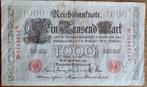 1000 Mark 1910, Postzegels en Munten, Los biljet, Duitsland, Ophalen