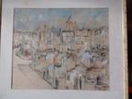 Jack Jefferys  1896 - 1961  Aquarel  Stadsgezicht, Antiek en Kunst, Verzenden