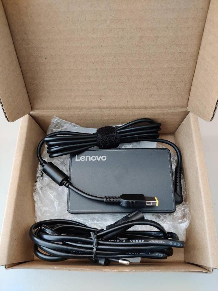 Originele Lenovo laptop lader 65W Nieuw Slim tip, Computers en Software, Laptop-opladers, Nieuw, Ophalen of Verzenden