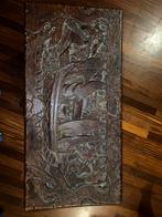 Grote handgesneden houten Chinese kist – draken – 105 cm, Antiek en Kunst, Antiek | Meubels | Kasten, Ophalen