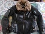 Jofama lederen damesjas mt 36, Kleding | Dames, Ophalen of Verzenden, Gedragen, Maat 36 (S), Zwart