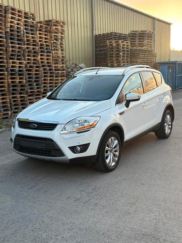 FORD KUGA 2.0TDCI DIESEL, Auto's, Ford, Zwart, Wit, 5 deurs, Particulier