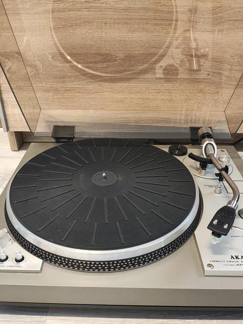 AKAI AP-206C - zilver (champagne) afwerking, Audio, Tv en Foto, Platenspelers, Zo goed als nieuw, Platenspeler, Akai, Pitch-regelaar