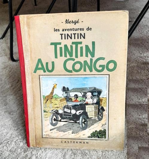 TINTIN - TINTIN AU CONGO - a14 - N/B - 1941 / BE, Livres, BD, Utilisé, Une BD, Enlèvement ou Envoi