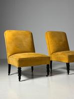 Franse fauteuils Bergères antiek, Ophalen