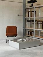 Vintage Bauhaus stalen salontafel met onzichtbare lade, Ophalen, Zo goed als nieuw