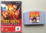 Duke Nukem Zero Hour voor de Nintendo 64 + boekje, Ophalen of Verzenden, Gebruikt