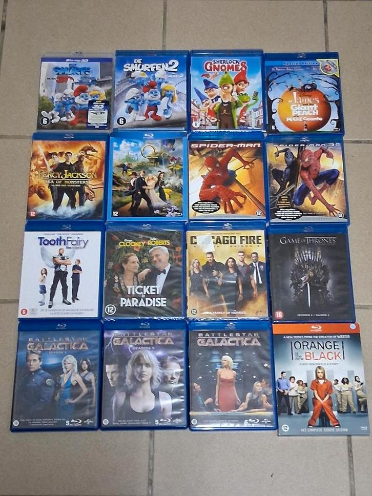 Blu-ray series, animatiefilms,  films,  uit te kiezen, Cd's en Dvd's, Blu-ray, Zo goed als nieuw, 3D, Ophalen of Verzenden