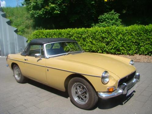 Oldtimer MGB 1972, Auto's, MG, Particulier, Benzine, Cabriolet, 2 deurs, Handgeschakeld, Overige kleuren, Zwart, Leder, Achterwielaandrijving