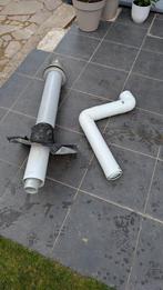 Dakdoorvoer en 4 dubbelwandige buizen ventilatie 110, Doe-het-zelf en Bouw, Ophalen, Gebruikt