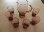 carafe avec 6 verres assortis, Enlèvement ou Envoi