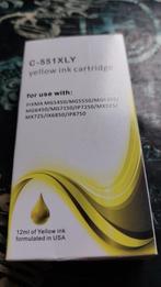 Gele intktcardridge  C-551-Y XL nieuw, Nieuw, Cartridge, Canon, Ophalen