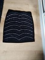 Zwarte rok met glitters, Kleding | Dames, Zwart, Ophalen of Verzenden, Zo goed als nieuw, Maat 36 (S)