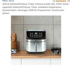 Nieuwe JOCCA AIR FRYER 9L groot model, ongeopende doos, Elektronische apparatuur, Ophalen, Nieuw