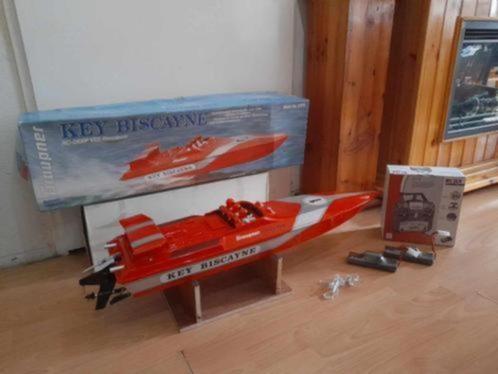 Pracht Vintage RCGraupner Key Biscayne Powerboat RTR, Hobby en Vrije tijd, Modelbouw | Boten en Schepen, Zo goed als nieuw, Groter dan 1:32