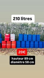 Baril fût bidon tonneau métal 210l (grand). LIVRAISON possib, Enlèvement ou Envoi, Comme neuf, Métal