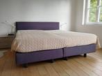 Auping bed 180cm, Ophalen, Bruin, Tweepersoons, Zo goed als nieuw