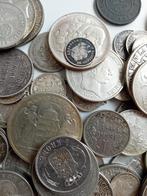 LOT 180 munten met veel zilver, Timbres & Monnaies, Monnaies | Belgique, Argent, Enlèvement ou Envoi, Argent