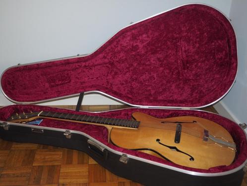 Jazz gitaar, Muziek en Instrumenten, Snaarinstrumenten | Gitaren | Akoestisch, Zo goed als nieuw, Western- of Steelstringgitaar