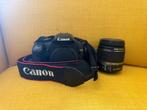 Canon EOS 450D - Zwart +  Canon EF-S 18-55mm, Audio, Tv en Foto, Fotocamera's Digitaal, Ophalen, Zo goed als nieuw, Compact, Canon