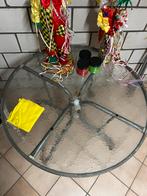 Glazen tuintafel, Tuin en Terras, Ophalen, Gebruikt