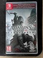 Assassin’s Creed 3 Remastered Switch, Comme neuf, Enlèvement ou Envoi