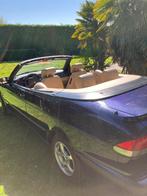 Saab cabrio slechts 89000 km eerste eigenaars ! !, Auto's, Saab, 4 zetels, Blauw, Leder, Handgeschakeld