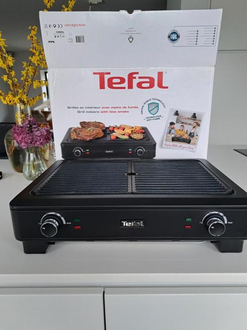 Tefal smoke less indoor grill TG900812  nieuw, Elektronische apparatuur, Contactgrills, Nieuw, Ophalen of Verzenden