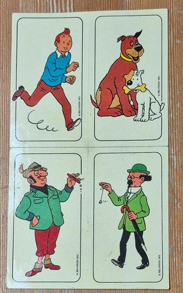 Kuifje sticker Belvision 1973 Hergé Tintin, Enlèvement ou Envoi, Tintin, Comme neuf, Image, Affiche ou Autocollant