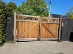 Tuinpoort hardhout Bankirai (300*180cm), Tuin en Terras, Tuinpoorten, Ophalen, Gebruikt, 150 tot 200 cm, Hout