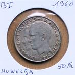 50 frank 1960 huwelijk, Postzegels en Munten, Munten | België, Zilver, Ophalen of Verzenden, Zilver, Losse munt