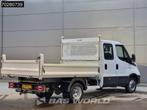 Iveco Daily 35C14 Open Laadbak Dubbel Cabine Dubbellucht 3,5, Auto's, Stof, Gebruikt, Euro 6, Iveco