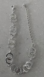 Dames armband, Enlèvement, Comme neuf, Argent, Avec strass